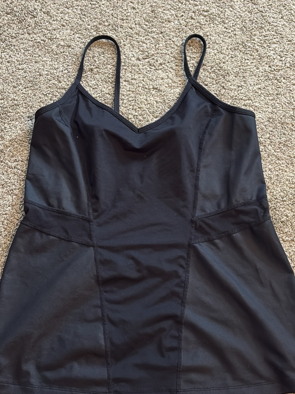 Fabletics Black Tank Top Athletic Cami
